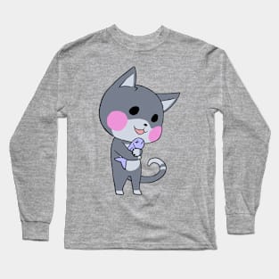 Cute Cat Long Sleeve T-Shirt